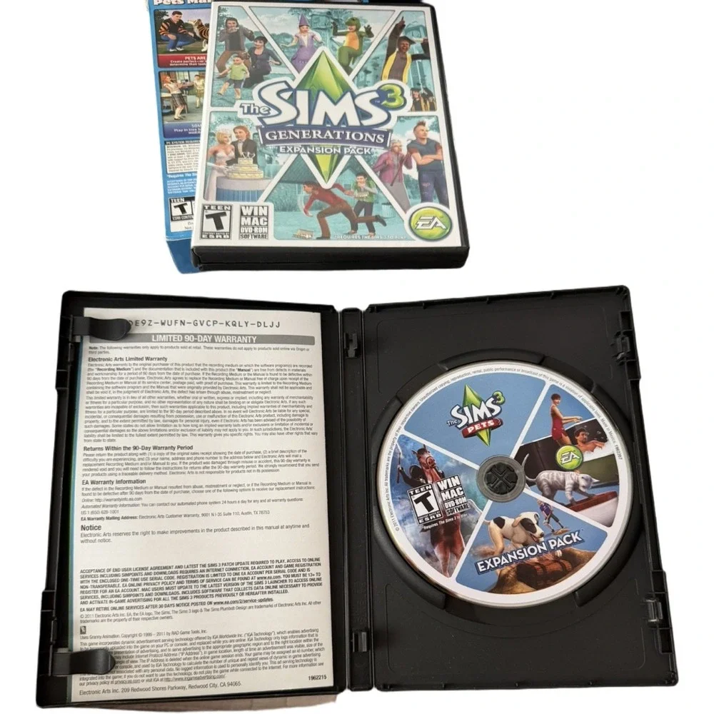 The Sims 3 Pets + Generations Expansion Pack Bundle PC Complete Codes Included